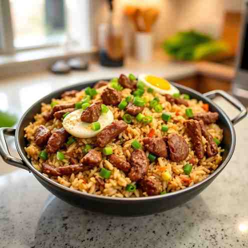 Easy Beef Fried Rice Recipe - One-Pan Meal in 30 Min